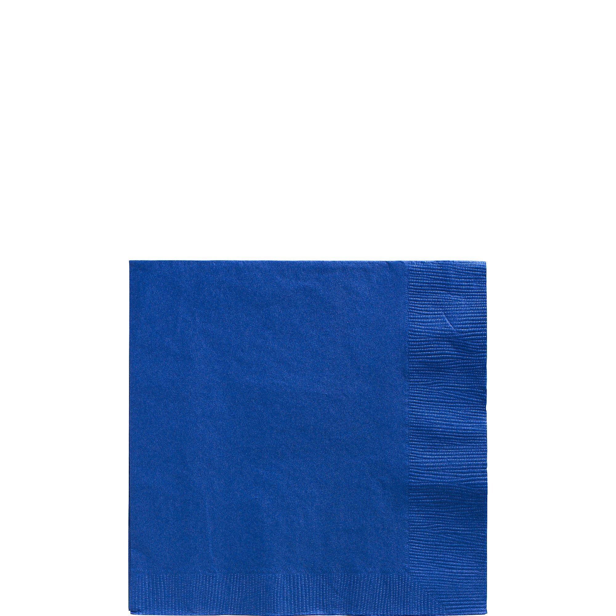Royal Blue Paper Beverage Napkins, 5in, 100ct Party City